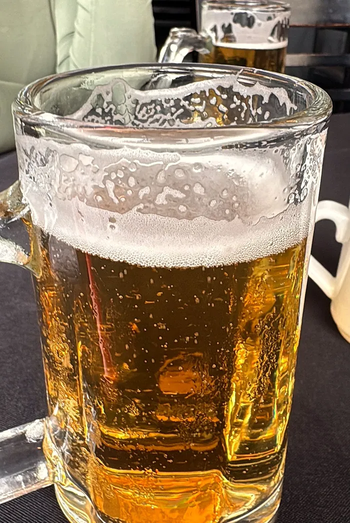 Caneca de chopp VBQ trincando de gelada